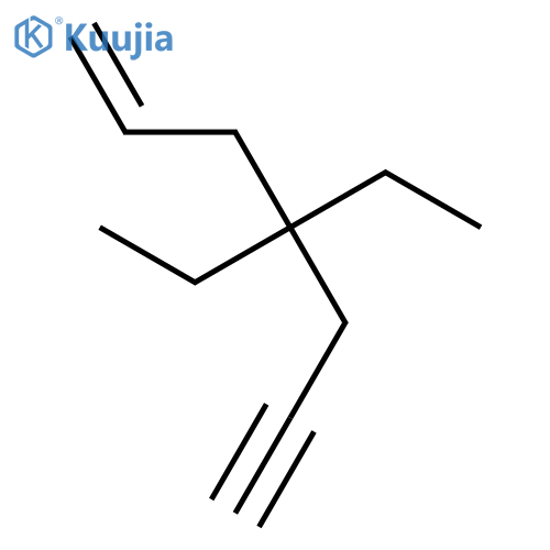 1-Hepten-6-yne, 4,4-diethyl- structure