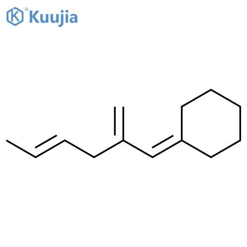 Cyclohexane, (2-methylene-4-hexenylidene)-, (E)- (9CI) structure