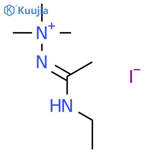 Hydrazinium, 2-[1-(ethylamino)ethylidene]-1,1,1-trimethyl-, iodide structure
