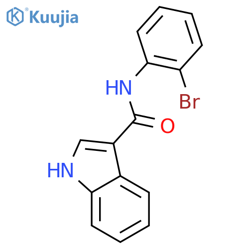 N-(2-Bromophenyl)-1H-indole-3-carboxamide structure