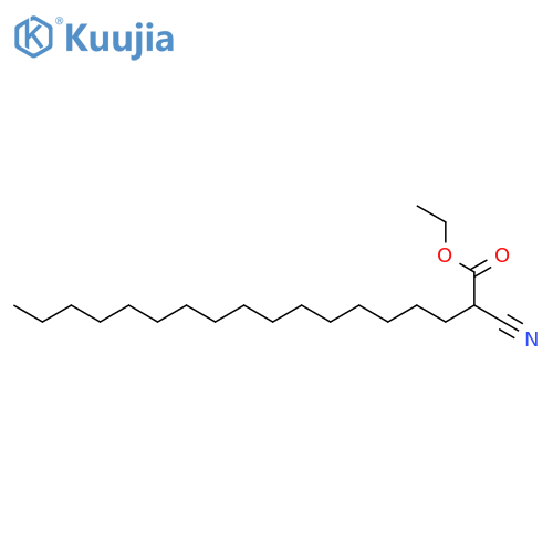 Ethyl 2-cyanooctadecanoate structure