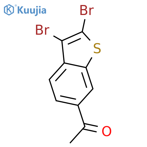 Ethanone, 1-(2,3-dibromobenzo[b]thien-6-yl)- structure