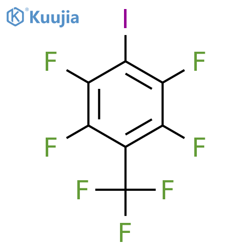 Benzene, 1,2,4,5-tetrafluoro-3-iodo-6-(trifluoromethyl)- structure