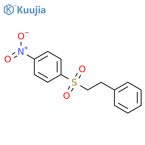 Benzene, 1-nitro-4-[(2-phenylethyl)sulfonyl]- structure