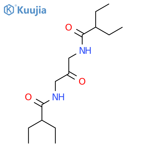 Butanamide, N,N'-(2-oxo-1,3-propanediyl)bis[2-ethyl- structure