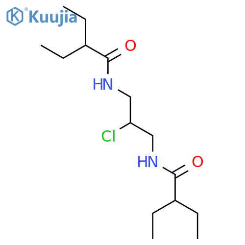 Butanamide, N,N'-(2-chloro-1,3-propanediyl)bis[2-ethyl- structure