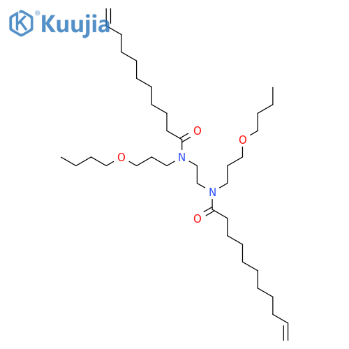 10-Undecenamide, N,N'-1,2-ethanediylbis[N-(3-butoxypropyl)- structure