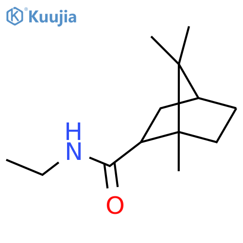 Bicyclo[2.2.1]heptane-2-carboxamide, N-ethyl-1,7,7-trimethyl- structure