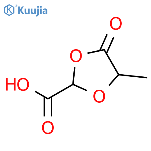 1,3-Dioxolane-2-carboxylic acid, 4-methyl-5-oxo- structure
