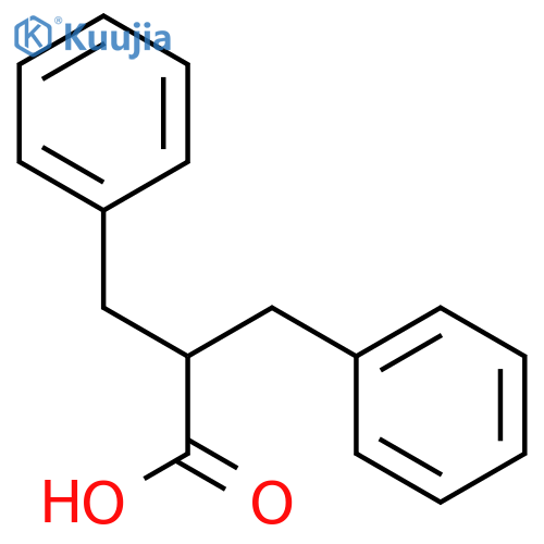 2-Benzyl-3-phenylpropanoic acid structure