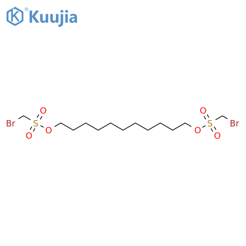 Methanesulfonic acid, bromo-, 1,11-undecanediyl ester (9CI) structure