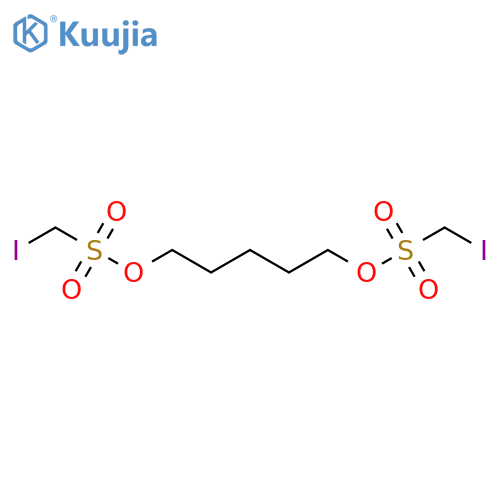 Methanesulfonic acid, iodo-, 1,5-pentanediyl ester (9CI) structure