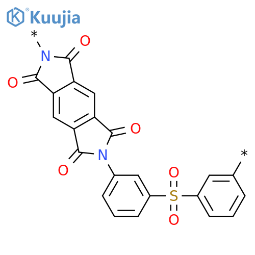 Poly[(5,7-dihydro-1,3,5,7-tetraoxobenzo[1,2-c:4,5-c']dipyrrole-2,6(1H,3H)-diyl)-1,3-phenylenesulfonyl-1,3-phenylene] structure