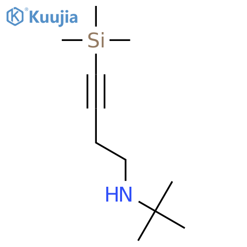 3-BUTYN-1-AMINE, N-(1,1-DIMETHYLETHYL)-4-(TRIMETHYLSILYL)- structure