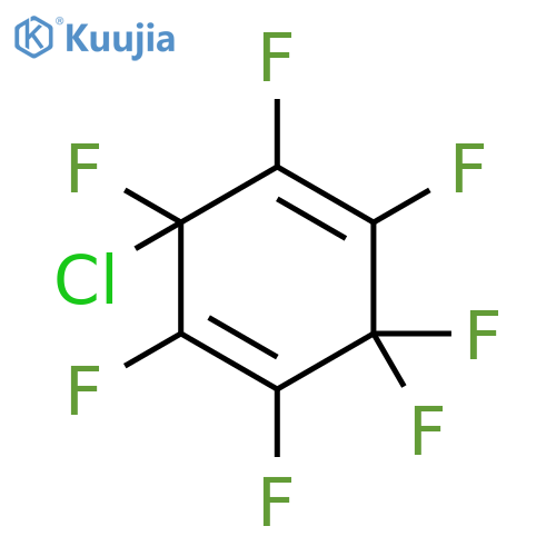 1,4-Cyclohexadiene, 3-chloro-1,2,3,4,5,6,6-heptafluoro- structure