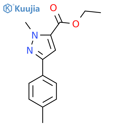 Ethyl 1-methyl-3-P-tolyl-1H-pyrazole-5-carboxylate structure