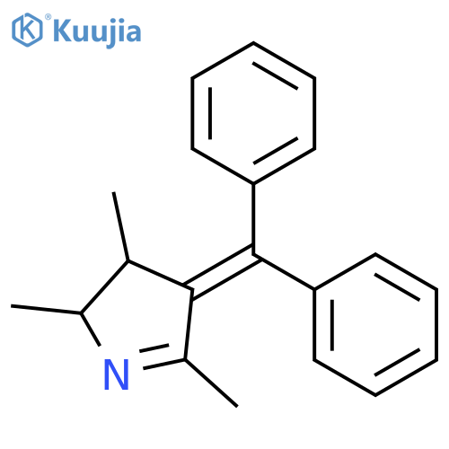 2H-Pyrrole, 4-(diphenylmethylene)-3,4-dihydro-2,3,5-trimethyl-, trans- structure