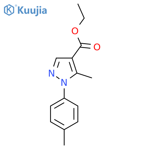Ethyl 5-methyl-1-P-tolyl-1H-pyrazole-4-carboxylate structure