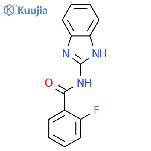 Benzamide, N-1H-benzimidazol-2-yl-2-fluoro- structure