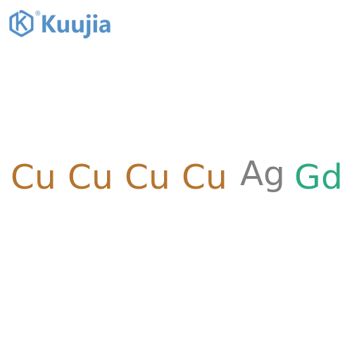 Copper, compd. with gadolinium and silver (4:1:1) structure