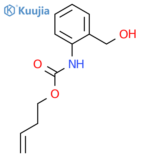 Carbamic acid, [2-(hydroxymethyl)phenyl]-, 3-butenyl ester structure