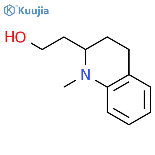 2-QUINOLINEETHANOL, 1,2,3,4-TETRAHYDRO-1-METHYL- structure