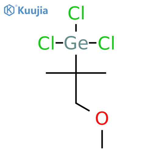 Germane, trichloro(2-methoxy-1,1-dimethylethyl)- structure