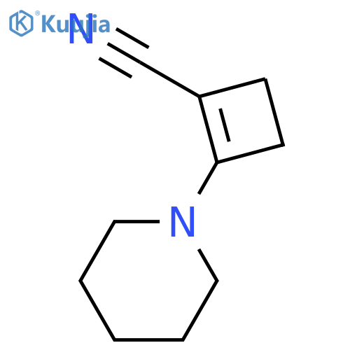 1-CYCLOBUTENE-1-CARBONITRILE, 2-(1-PIPERIDINYL)- structure