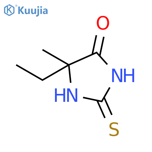 4-Imidazolidinone, 5-ethyl-5-methyl-2-thioxo- structure