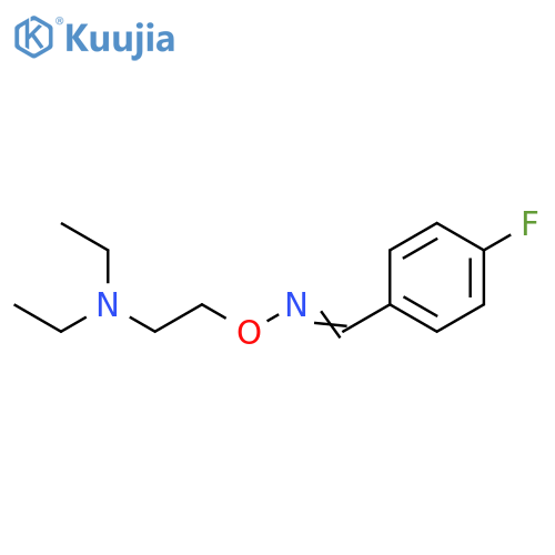 Benzaldehyde, 4-fluoro-, O-[2-(diethylamino)ethyl]oxime structure