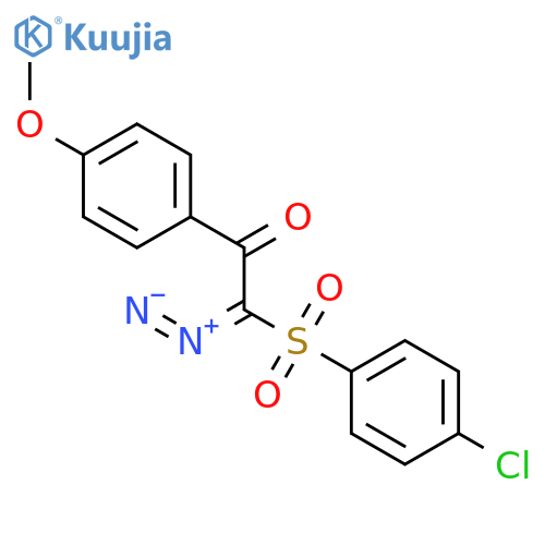 Ethanone, 2-[(4-chlorophenyl)sulfonyl]-2-diazo-1-(4-methoxyphenyl)- structure