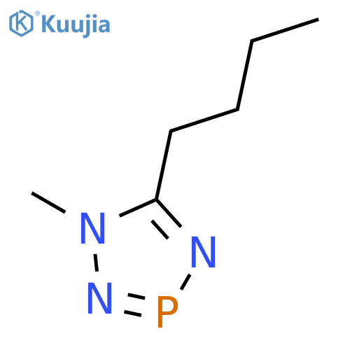 1H-1,2,4,3-Triazaphosphole, 5-butyl-1-methyl- structure