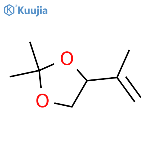 1,3-Dioxolane, 2,2-dimethyl-4-(1-methylethenyl)-, (S)- structure