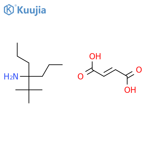 4-Heptanamine, 4-(1,1-dimethylethyl)-, (2E)-2-butenedioate (1:1) structure