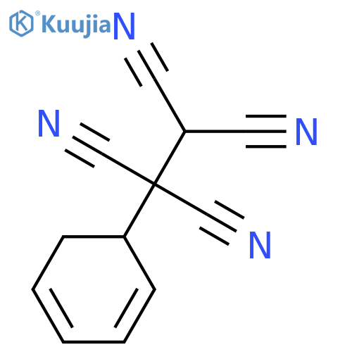 1,1,2,2-Ethanetetracarbonitrile, 1-(2,4-cyclohexadien-1-yl)- structure