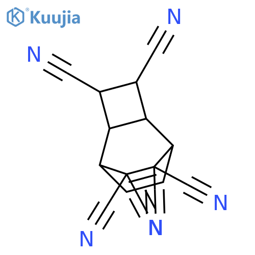 TRICYCLO[4.2.2.02,5]DEC-9-ENE-3,4,7,7,8,8-HEXACARBONITRILE structure