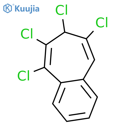 7H-BENZOCYCLOHEPTENE, 5,6,7,8-TETRACHLORO- structure