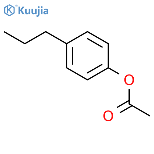 p-propylphenyl acetate structure
