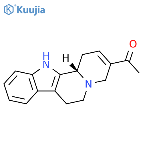 Ethanone, 1-(1,4,6,7,12,12b-hexahydroindolo[2,3-a]quinolizin-3-yl)-,(S)- structure
