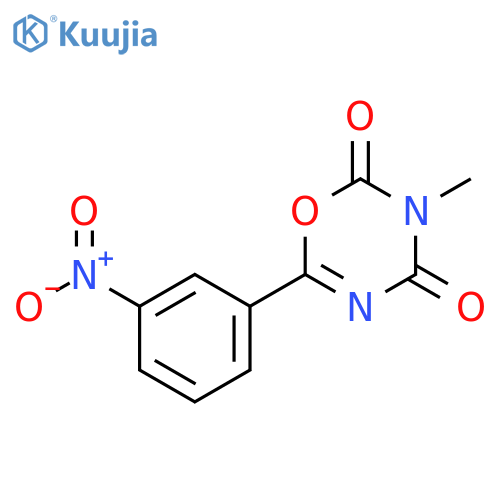 2H-1,3,5-Oxadiazine-2,4(3H)-dione, 3-methyl-6-(3-nitrophenyl)- structure