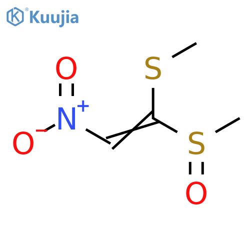 Ethene, 1-(methylsulfinyl)-1-(methylthio)-2-nitro- structure