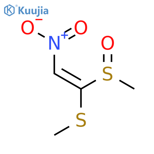 Ethene, 1-(methylsulfinyl)-1-(methylthio)-2-nitro-, (Z)- structure