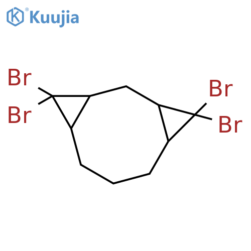 Tricyclo[7.1.0.03,5]decane, 4,4,10,10-tetrabromo- structure