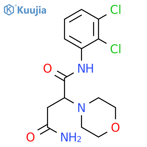 BUTANEDIAMIDE, N1-(2,3-DICHLOROPHENYL)-2-(4-MORPHOLINYL)- structure