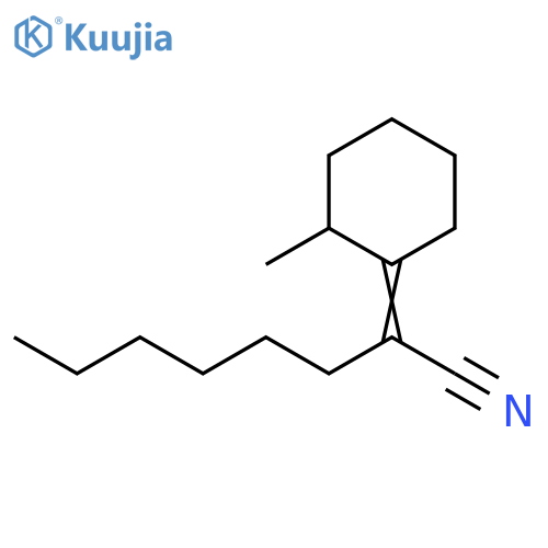 Octanenitrile, 2-(2-methylcyclohexylidene)- structure