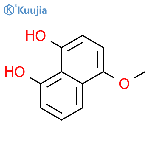 1,8-Naphthalenediol, 4-methoxy- structure