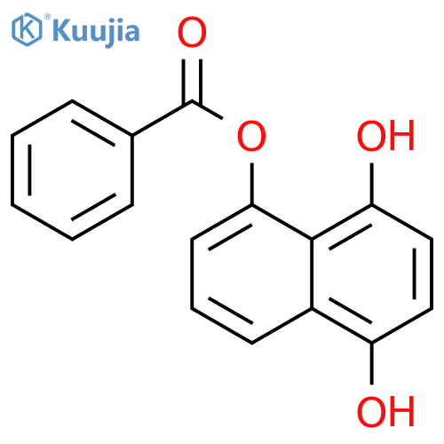 1,4-Naphthalenediol, 5-(benzoyloxy)- structure