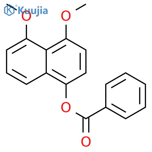 1-Naphthalenol, 4,5-dimethoxy-, benzoate structure