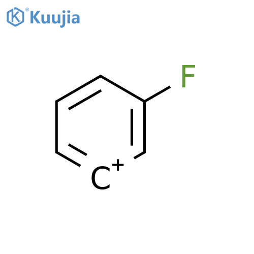 Phenylium, 3-fluoro- structure