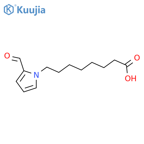 1H-Pyrrole-1-octanoic acid, 2-formyl- structure